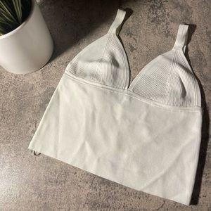 Zara White Crop Top